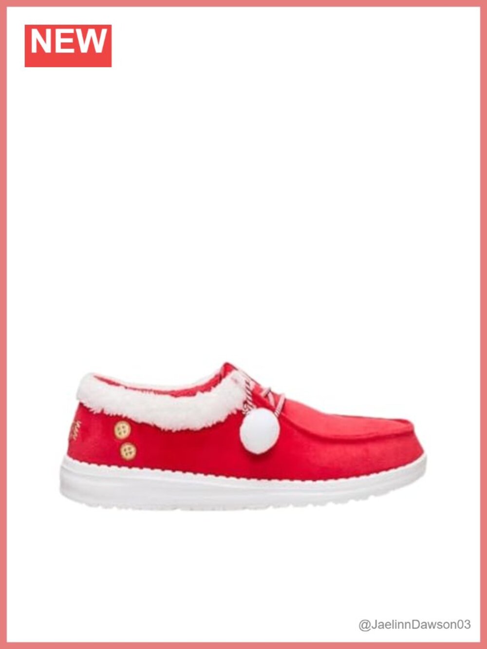 Women's Hey Dude Wendy Mrs Claus Loafers - Flexible Comfort